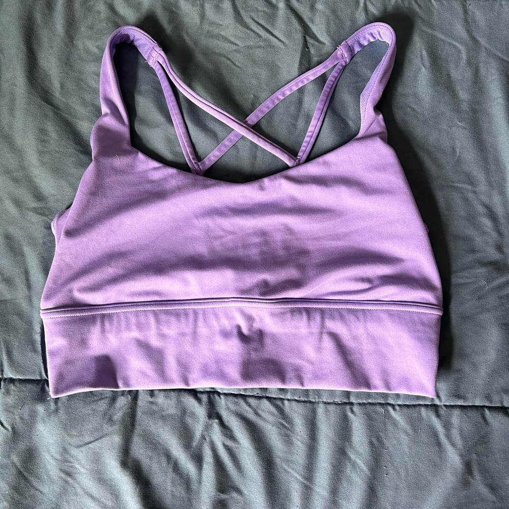 Light Purple, size M, all in motion sports bra